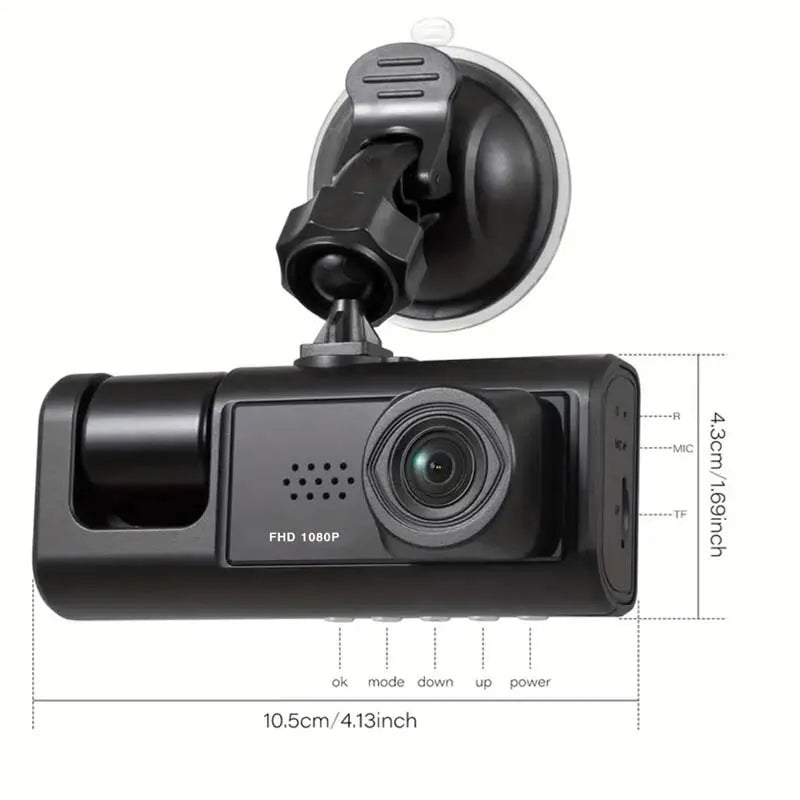 Câmera para carro: Dash Cam 1080P