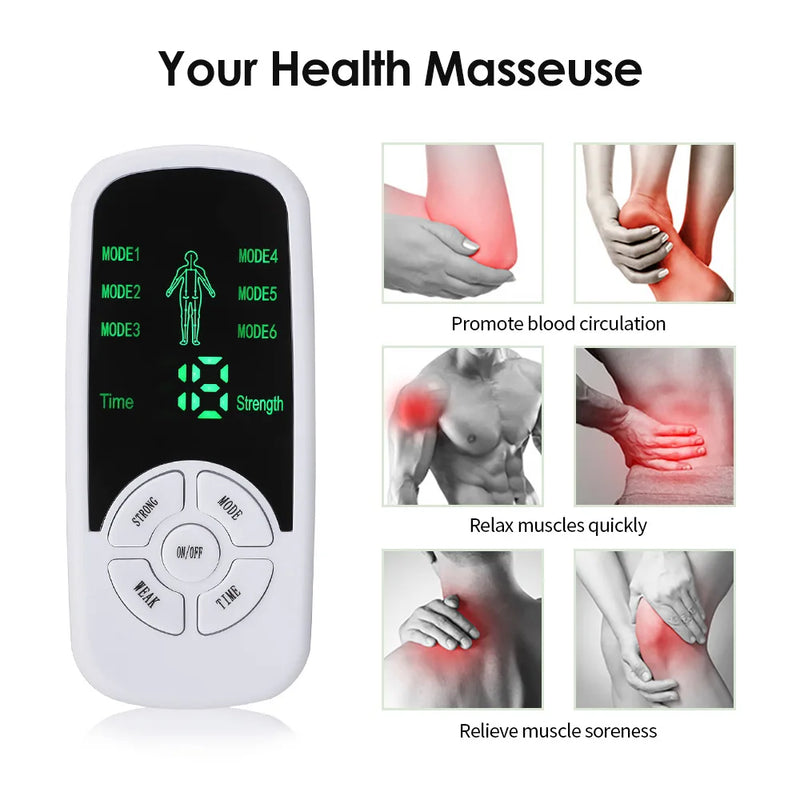 Multifunctional Electronic Massager EMS Pulse with TENS and Acupuncture