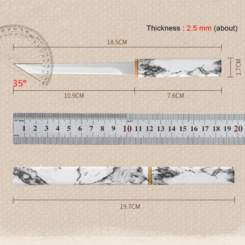 Faca Mini Katana Japônesa para Churrasco