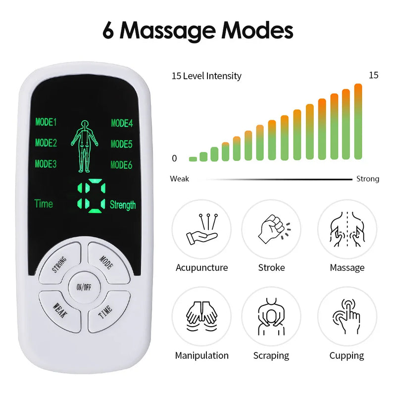 Multifunctional Electronic Massager EMS Pulse with TENS and Acupuncture