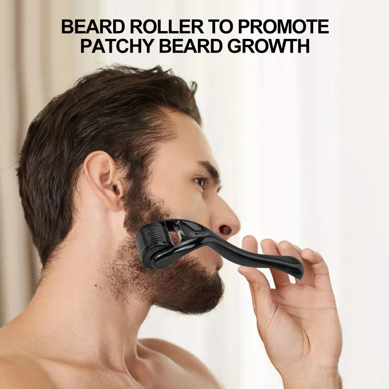 Derma Roller with 540 Microneedles: Hair and Beard Growth