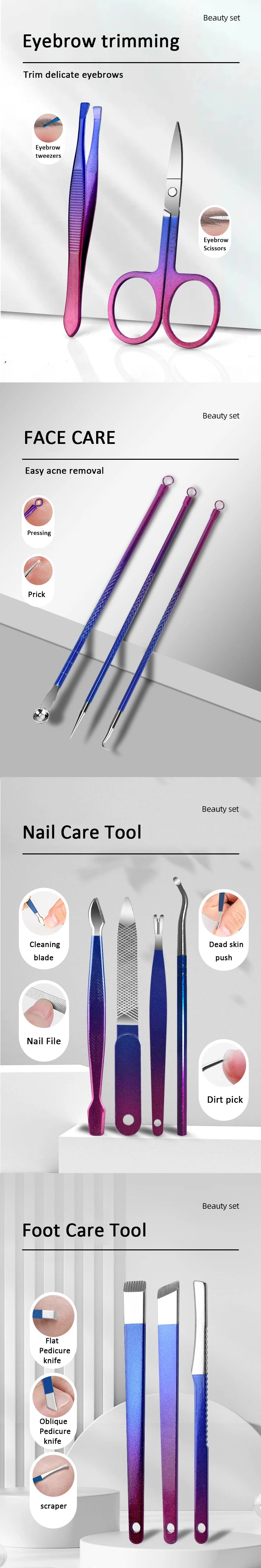 Professional Manicure and Pedicure Kit